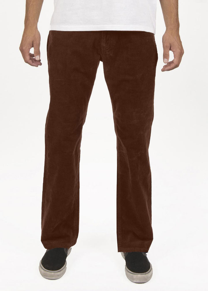 Vissla Border C Cord 5 Pkt Pant in Dark Earth, view 3