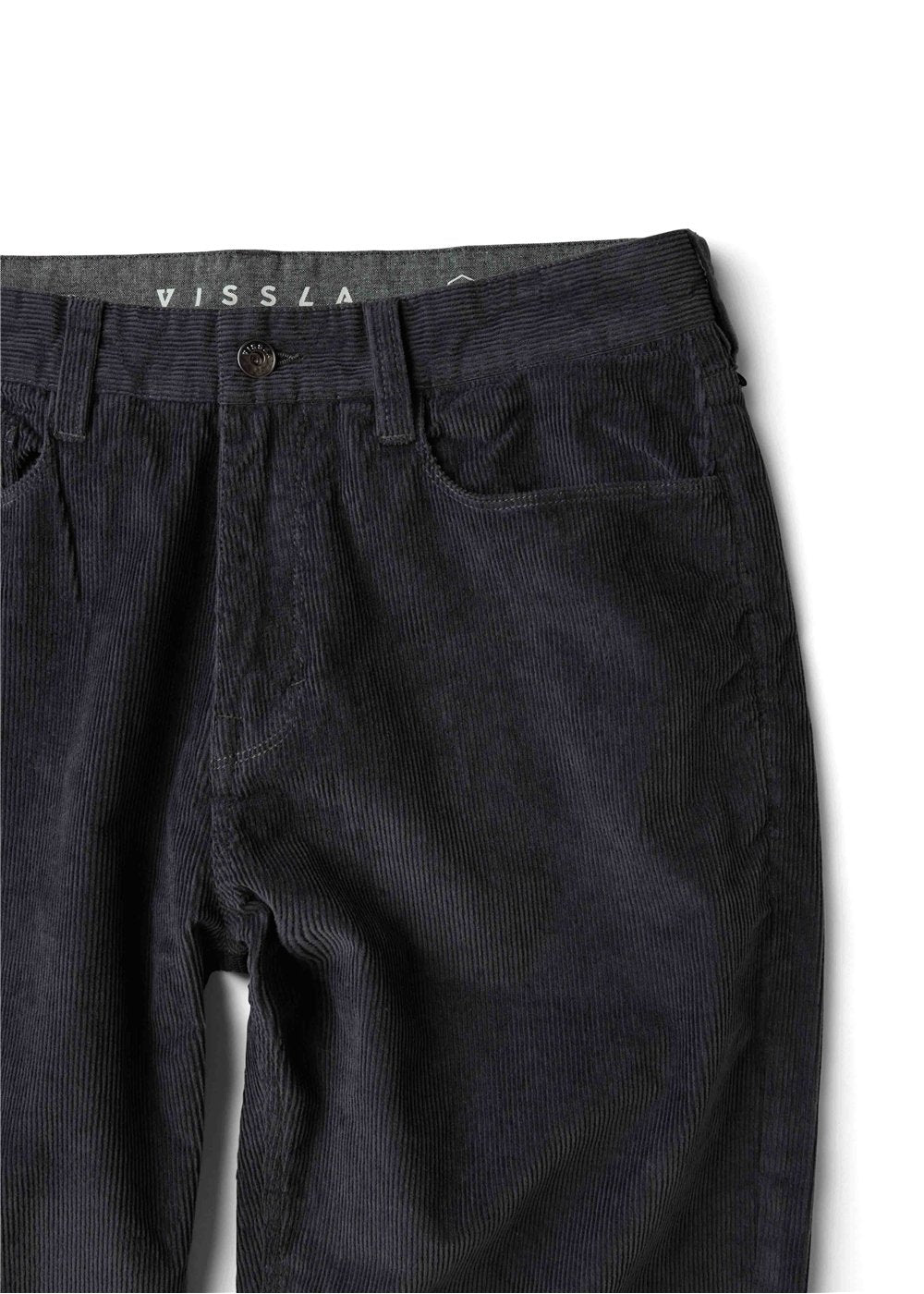 Vissla Border C Cord 5 Pkt Pant in Graphite, view 7