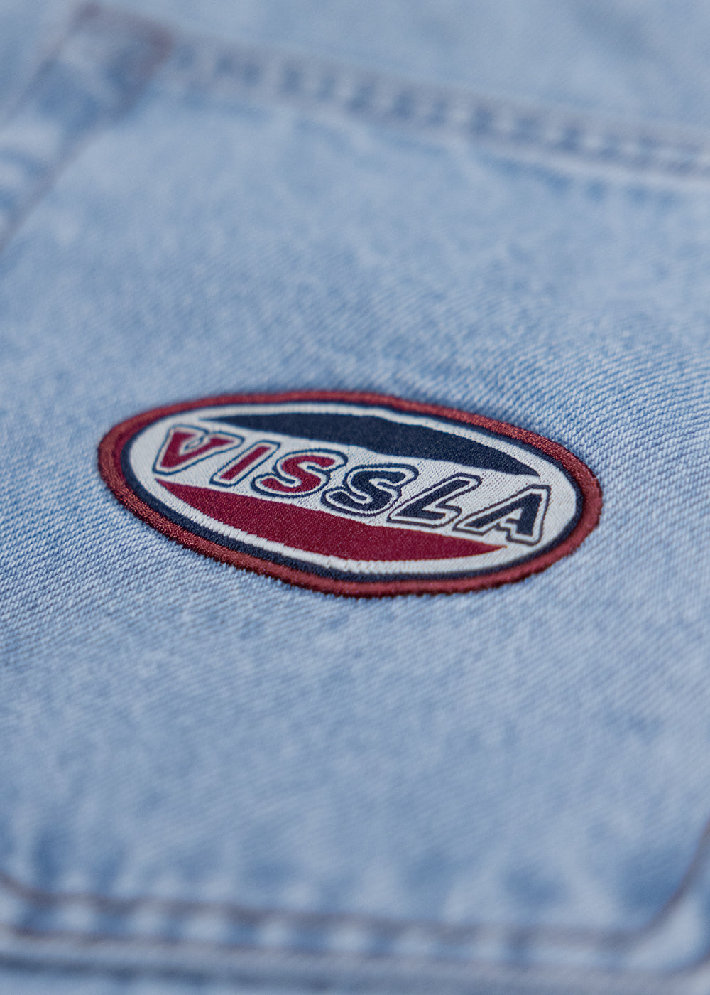Vissla Slide Baggy Pant in Denim, view 3