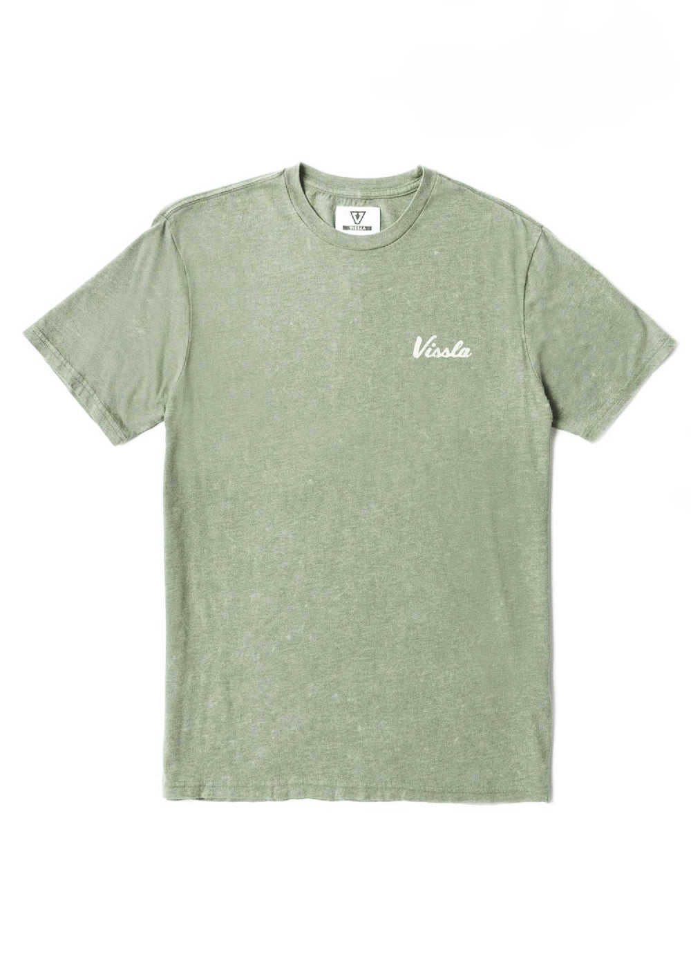 Vissla Boneyards Cosmic Wash Tee in Sage, view 2