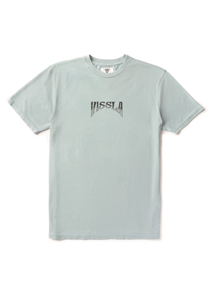 Vissla Paddle Out Cosmic Wash Tee in Coastal Blue, view 3