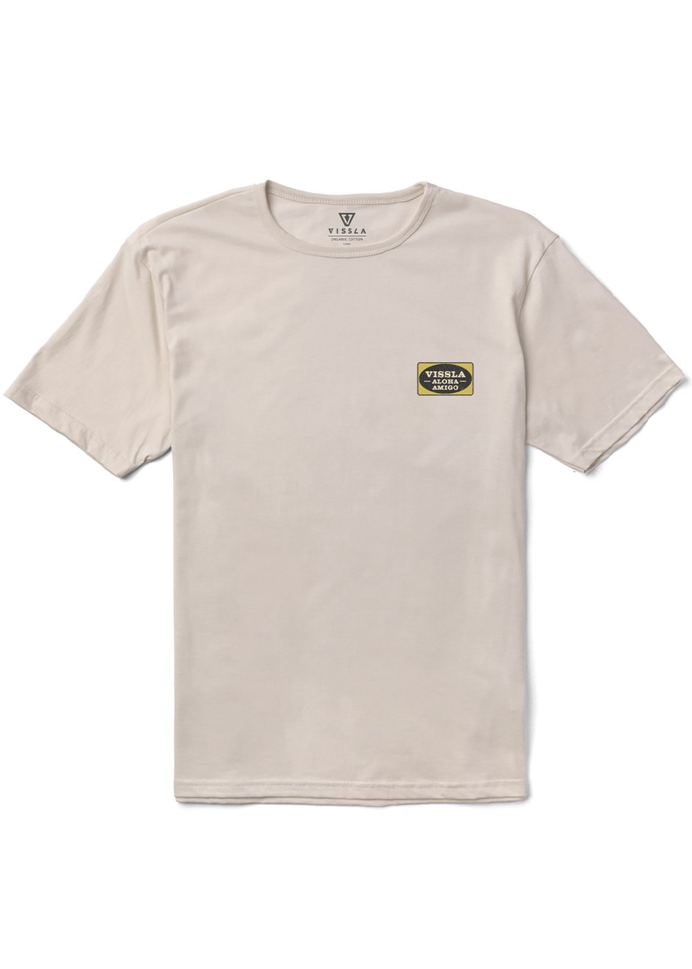 Atomic Palms Organic Tee, Bone