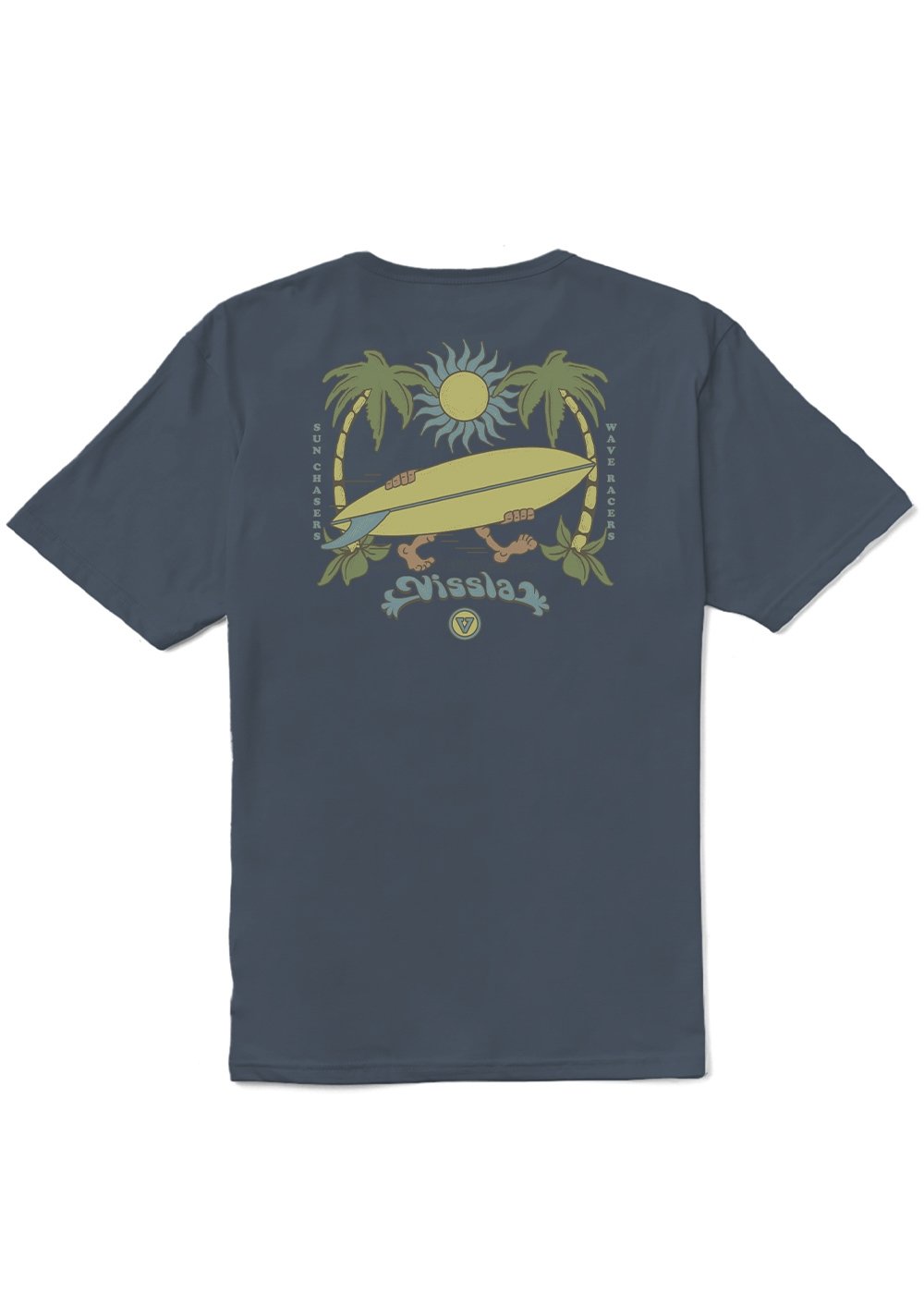 Out There Organic Tee, Denim