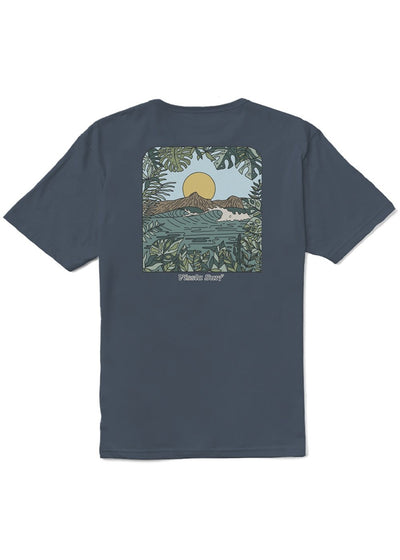 Window Organic Tee, Denim