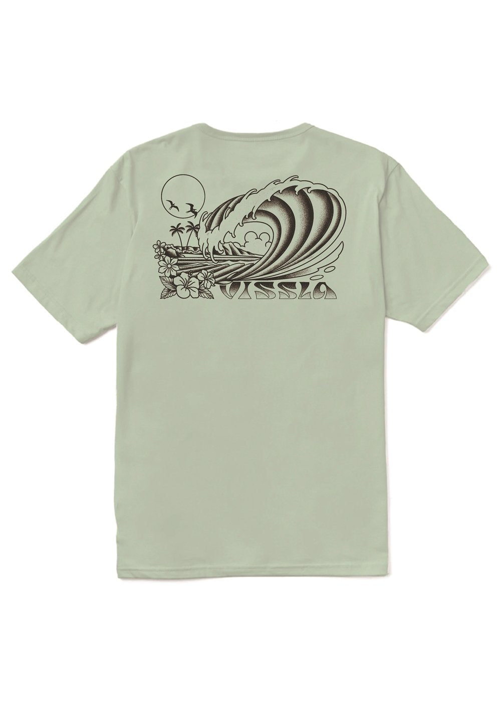 Vissla Breakers Organic Tee in Agave