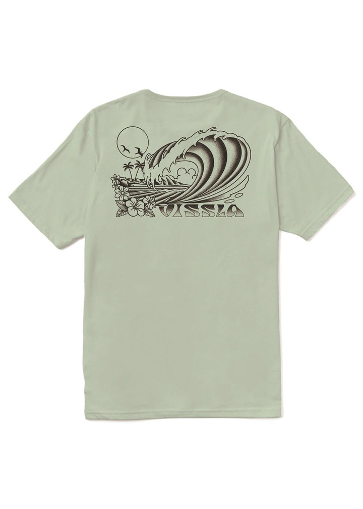 Vissla Breakers Organic Tee in Agave