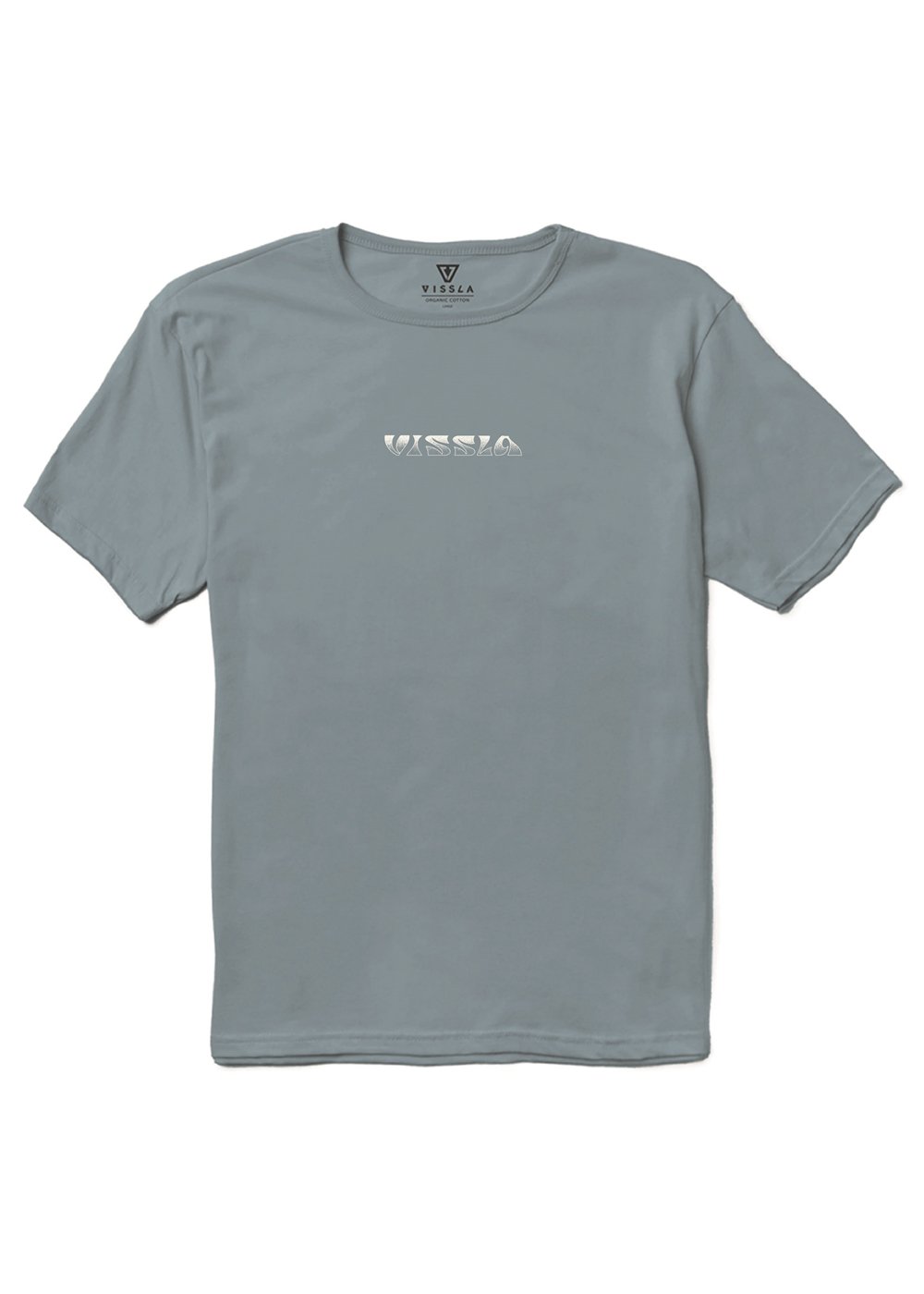Vissla Breakers Organic Tee in Blue Haze, view 2