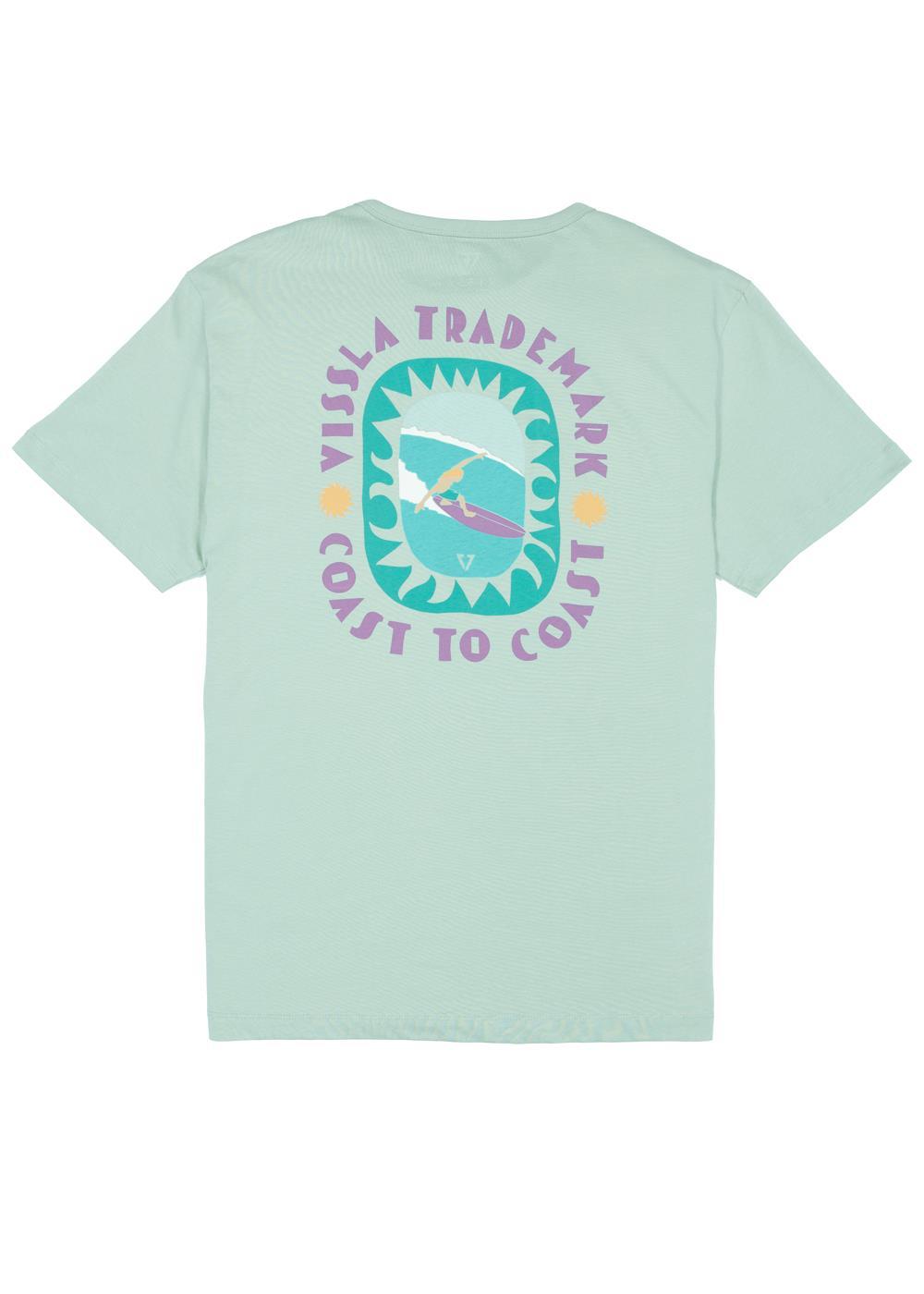 Vissla Coast To Coast Eco Ss Tee in Agave