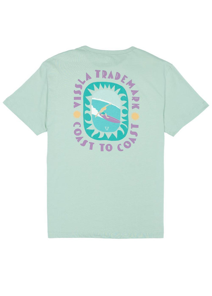 Vissla Coast To Coast Eco Ss Tee in Agave