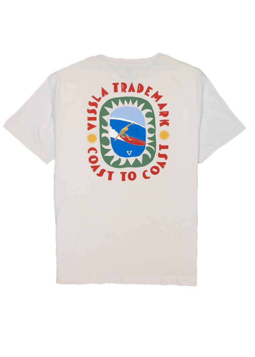 Vissla Coast To Coast Eco Tee in Bone