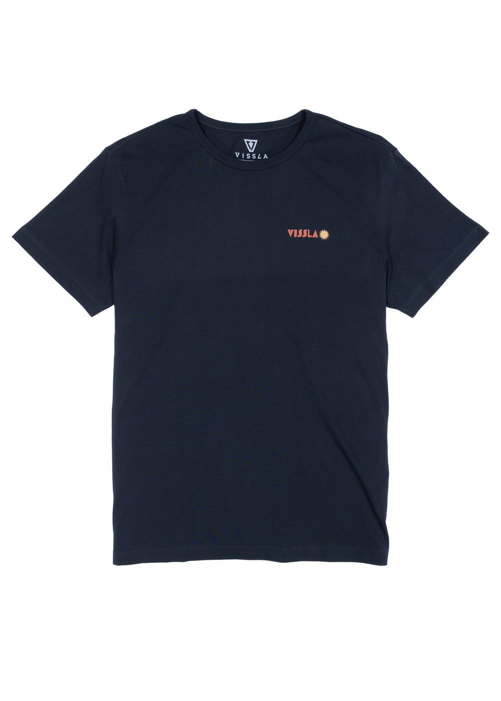 Vissla Coast To Coast Eco Tee in Phantom, view 2