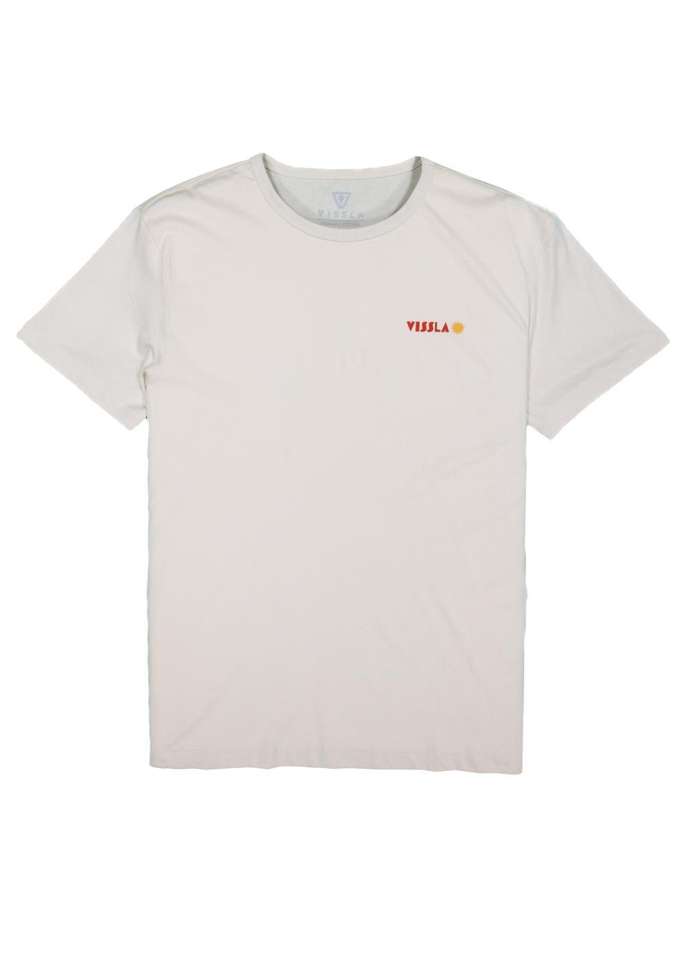 Vissla Coast To Coast Eco Tee in Bone, view 2