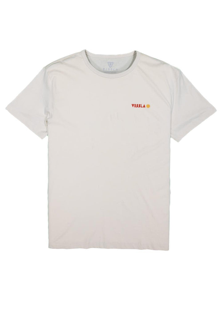 Vissla Coast To Coast Eco Tee in Bone, view 2