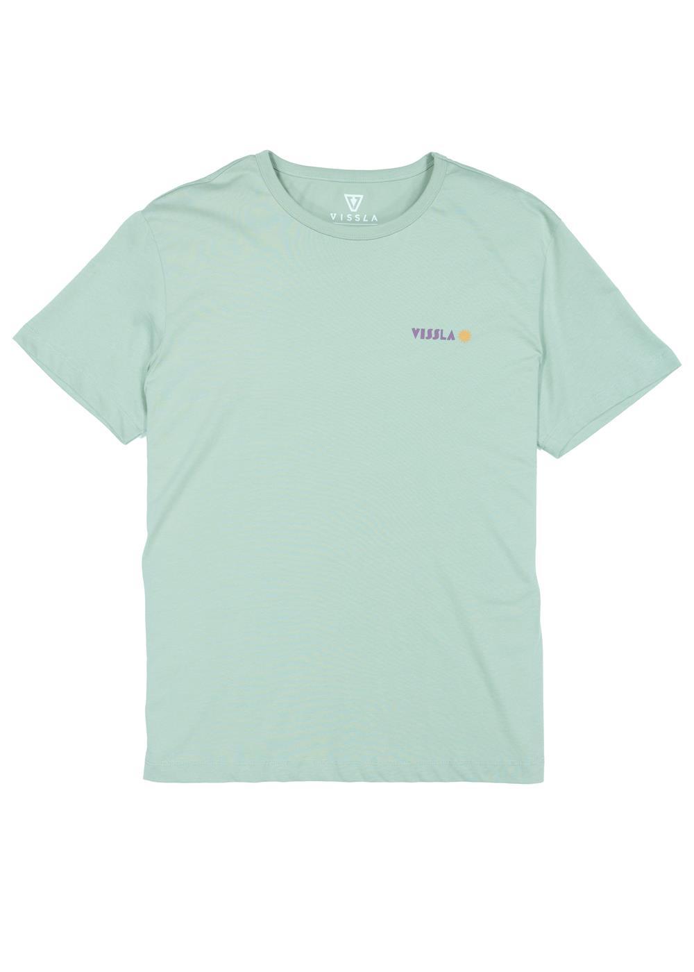 Vissla Coast To Coast Eco Ss Tee in Agave, view 2