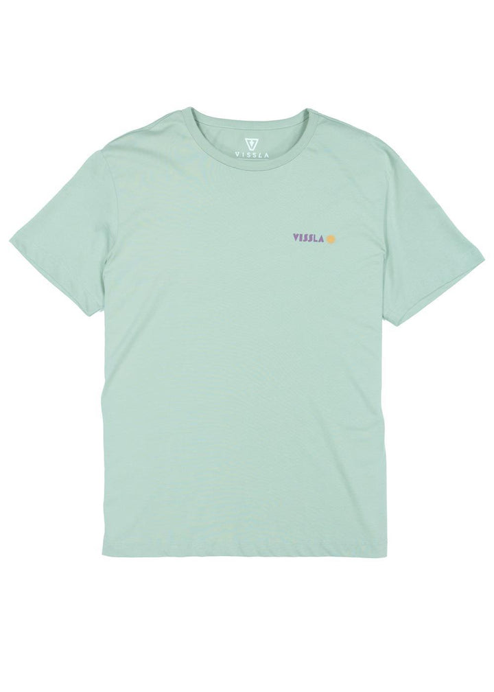 Vissla Coast To Coast Eco Ss Tee in Agave, view 2