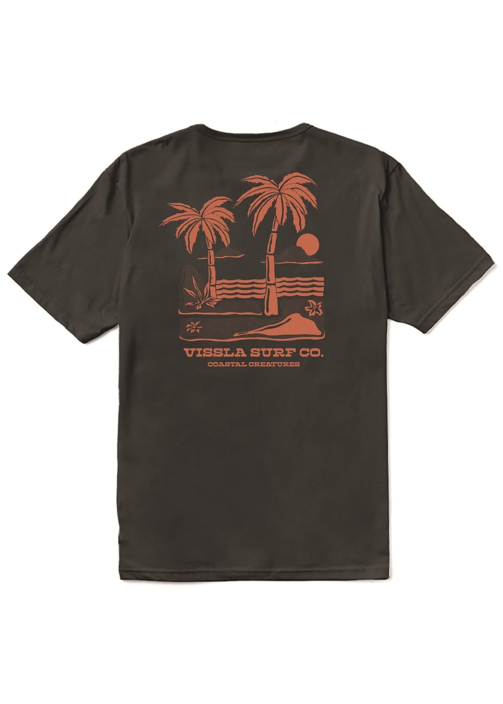 Vissla Creatures Organic Tee in Phantom