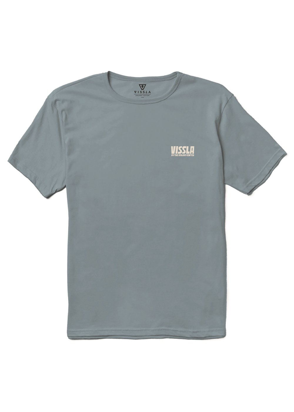 Vissla Tec Surf Farm Organic Tee in Blue Haze, view 2