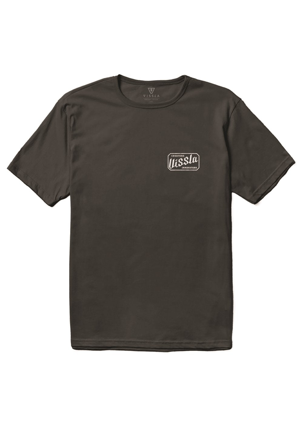 Vissla Heavy Duty Organic Tee in Phantom, view 2