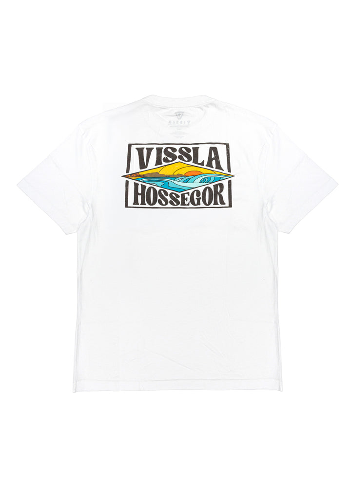 Vissla Hossegor Diamond Tee in White