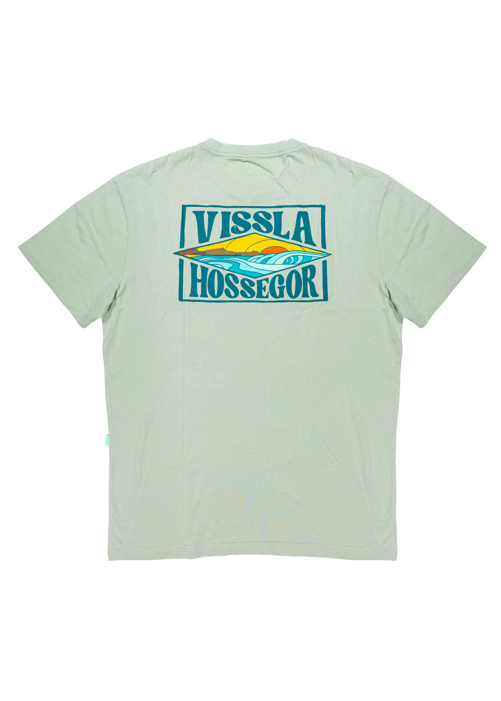 Vissla Hossegor Diamond Tee in Agave