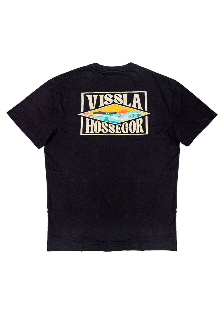 Vissla Hossegor Diamond Tee in Phantom