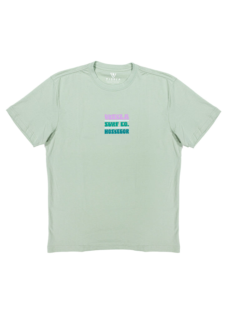 Vissla Hossegor La Graviere 2 Tee in Agave, view 2