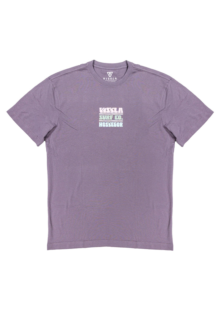 Vissla Hossegor La Graviere 2 Tee in Dusty Lilac, view 2