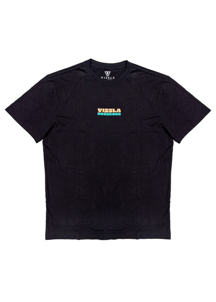 Vissla Hossegor Line Up Tee in Phantom, view 2