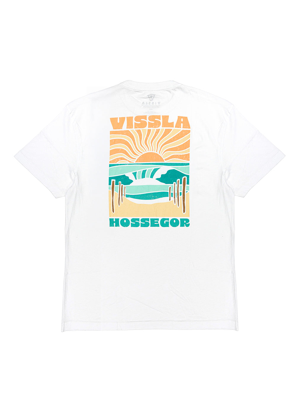 Vissla Hossegor Line Up Tee in White