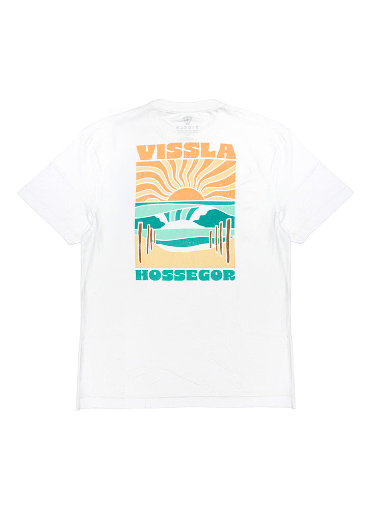 Vissla Hossegor Line Up Tee in White