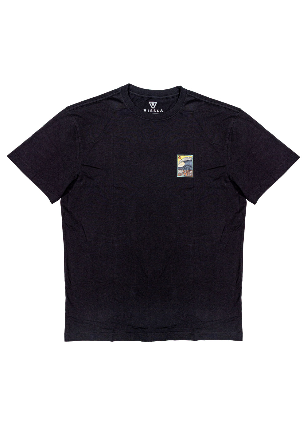 Vissla Hossegor The Wave Tee in Phantom, view 2
