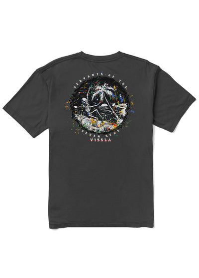 Skull Island Premium Organic Pkt Tee, Phantom