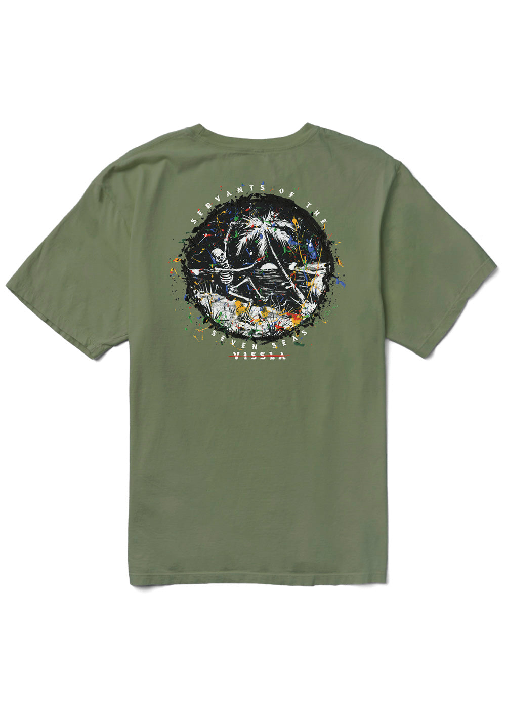 Skull Island Premium Organic Pkt Tee, Surplus