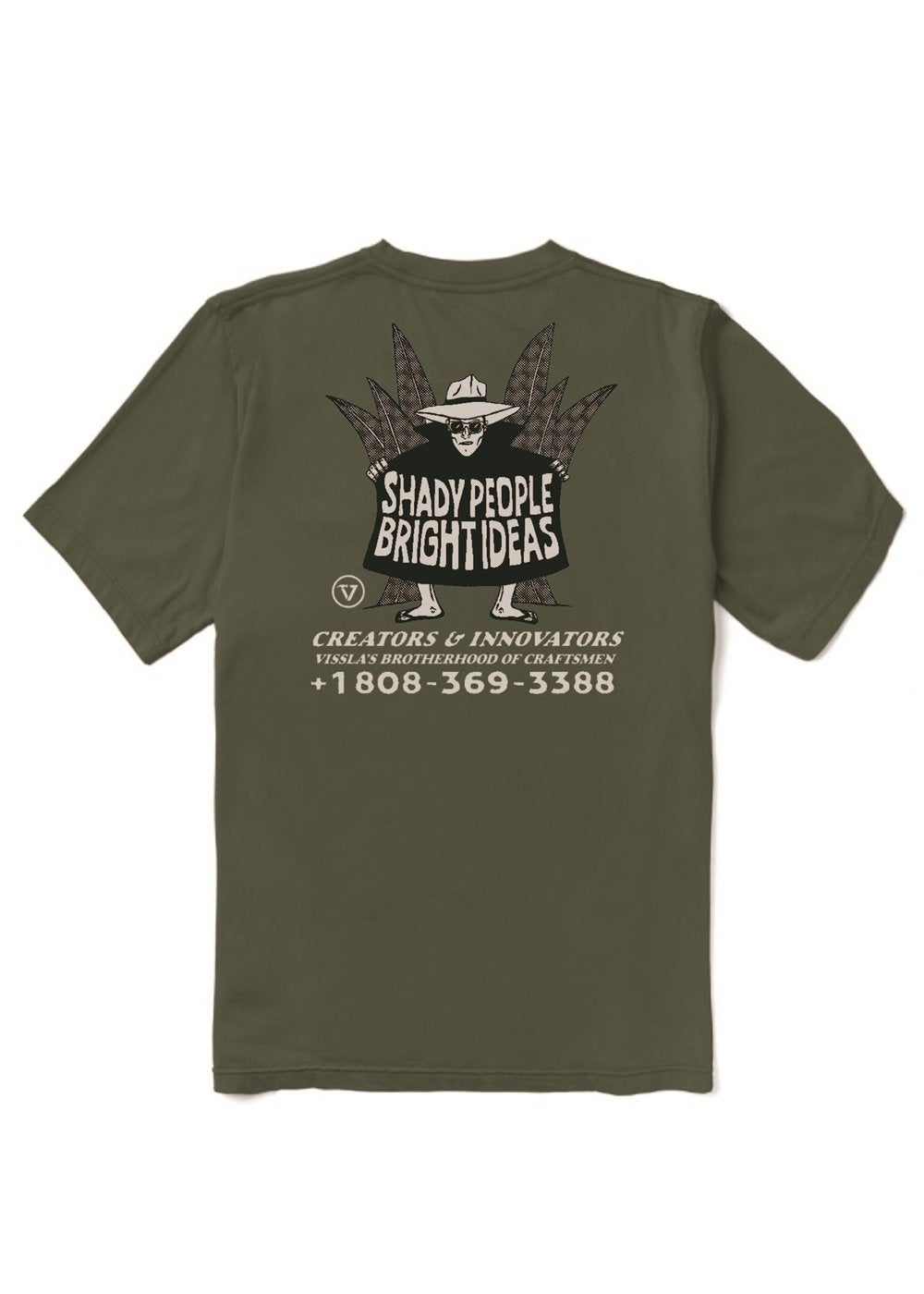 Shady Shapers Premium Organic Pkt Tee SUR