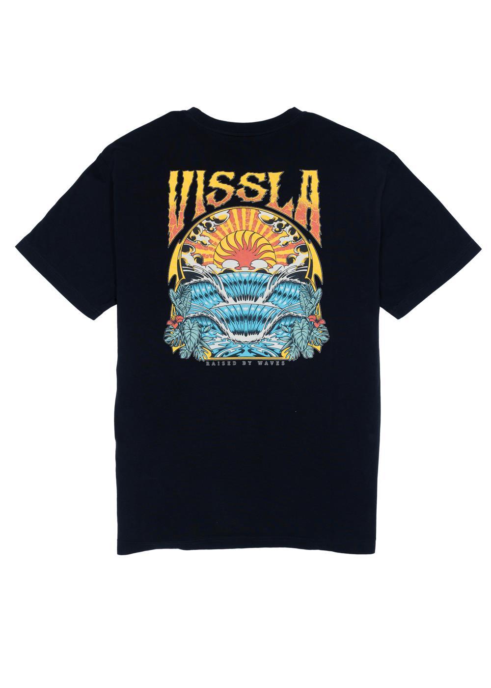 Vissla Firing Sesh Ss Eco Tee in Phantom