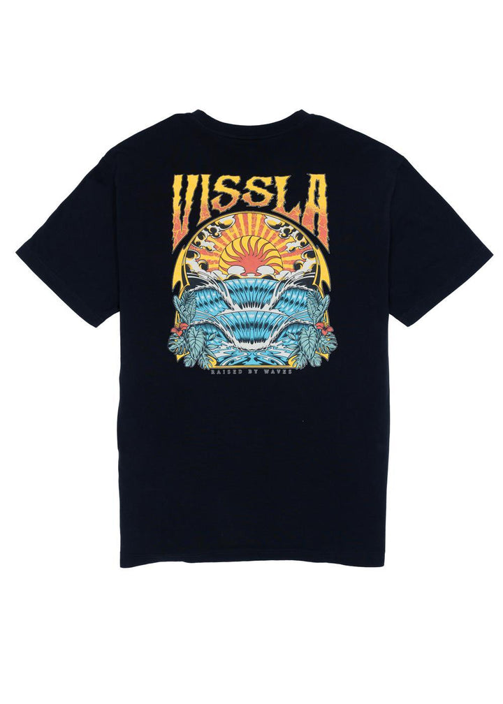 Vissla Firing Sesh Ss Eco Tee in Phantom