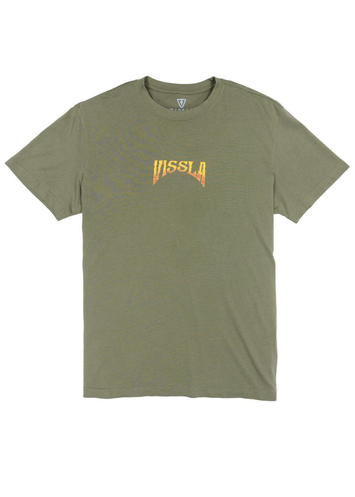 Vissla Firing Sesh Eco Tee in Surplus, view 2