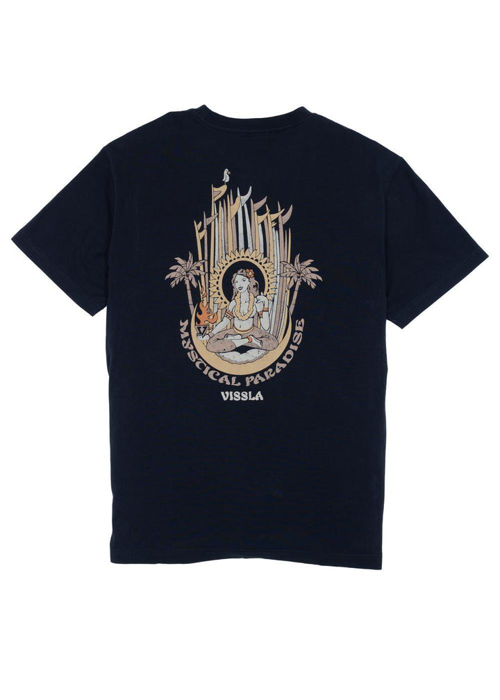 Vissla Mystical Paradise Eco Tee in Phantom