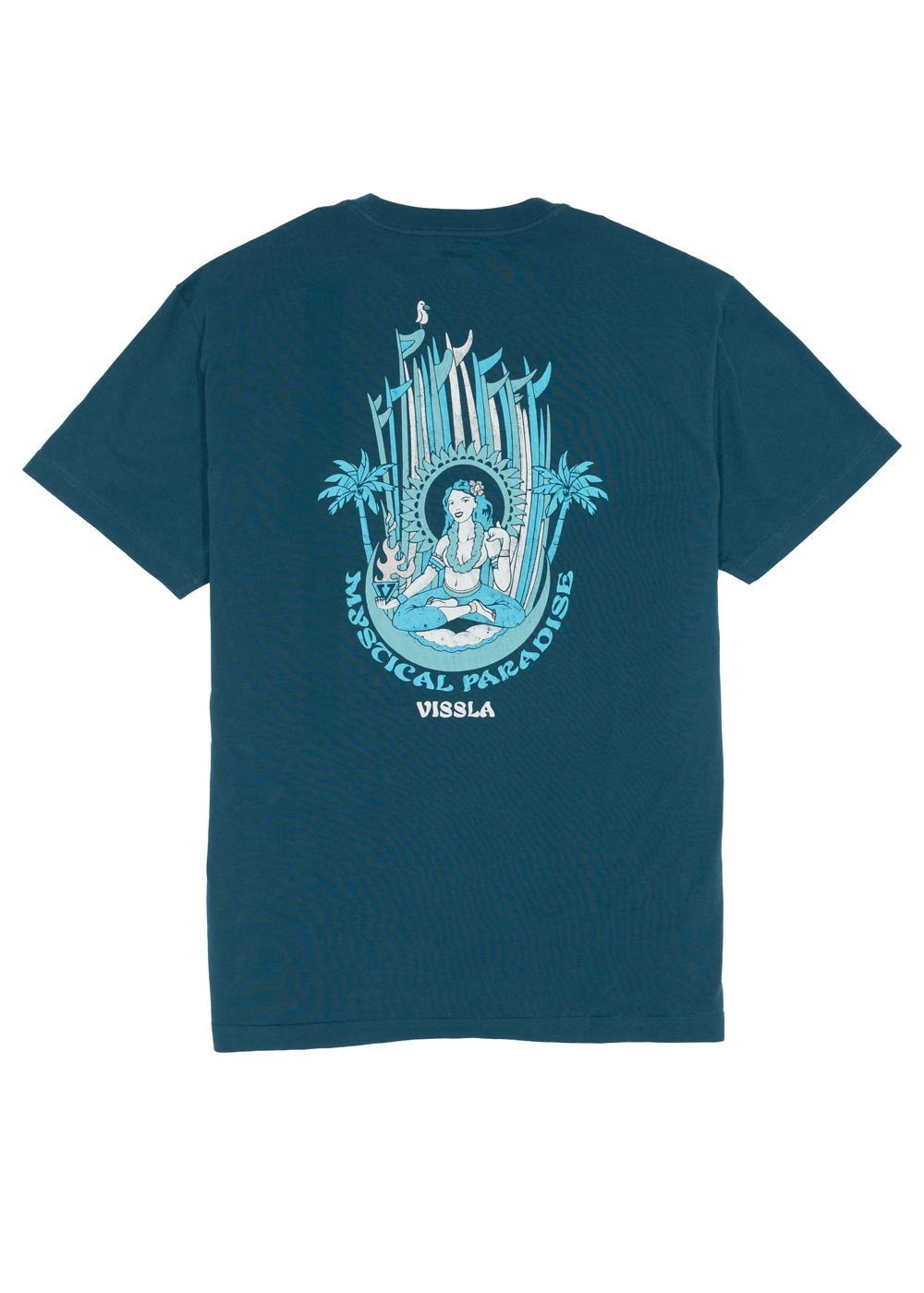 Vissla Mystical Paradise Eco Tee in Midnight