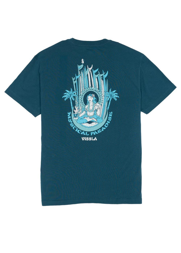 Vissla Mystical Paradise Eco Tee in Midnight