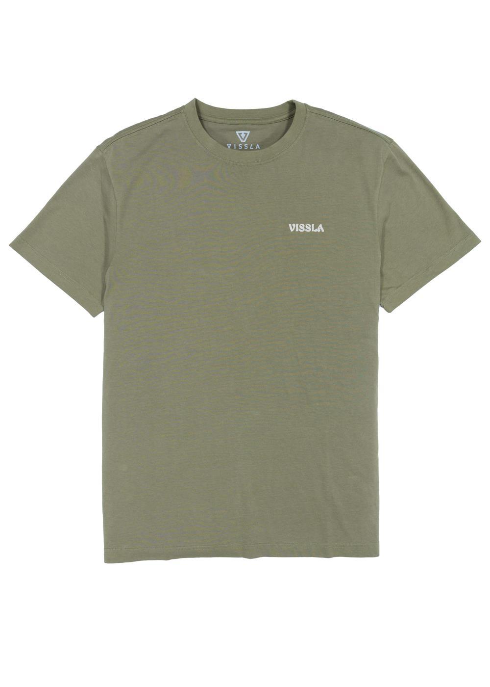 Vissla Mystical Paradise Eco Tee in Surplus, view 2