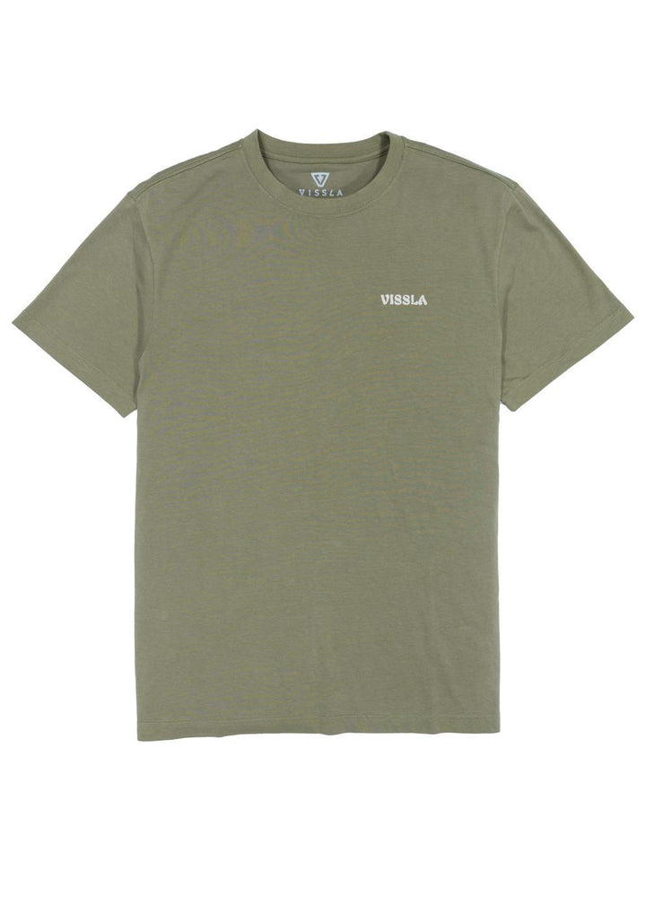 Vissla Mystical Paradise Eco Tee in Surplus, view 2