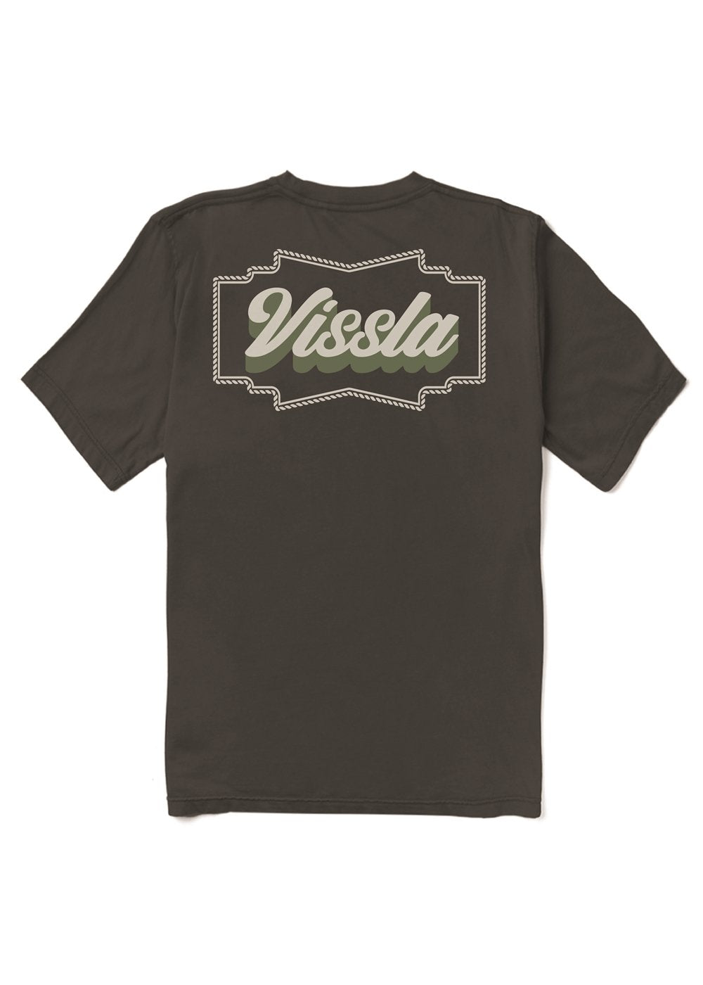 Vissla Ranchero Organic Pocket Tee in Phantom