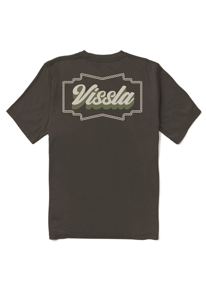 Vissla Ranchero Organic Pocket Tee in Phantom