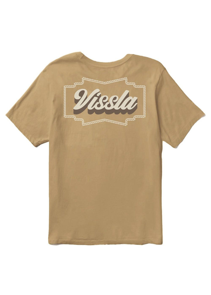Vissla Ranchero Organic Pocket Tee in Bronze