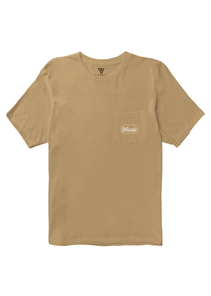 Vissla Ranchero Organic Pocket Tee in Bronze, view 3