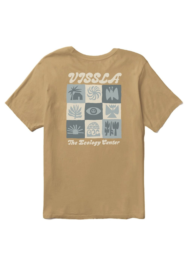 Vissla Tec Abundant Organic Tee in Bronze