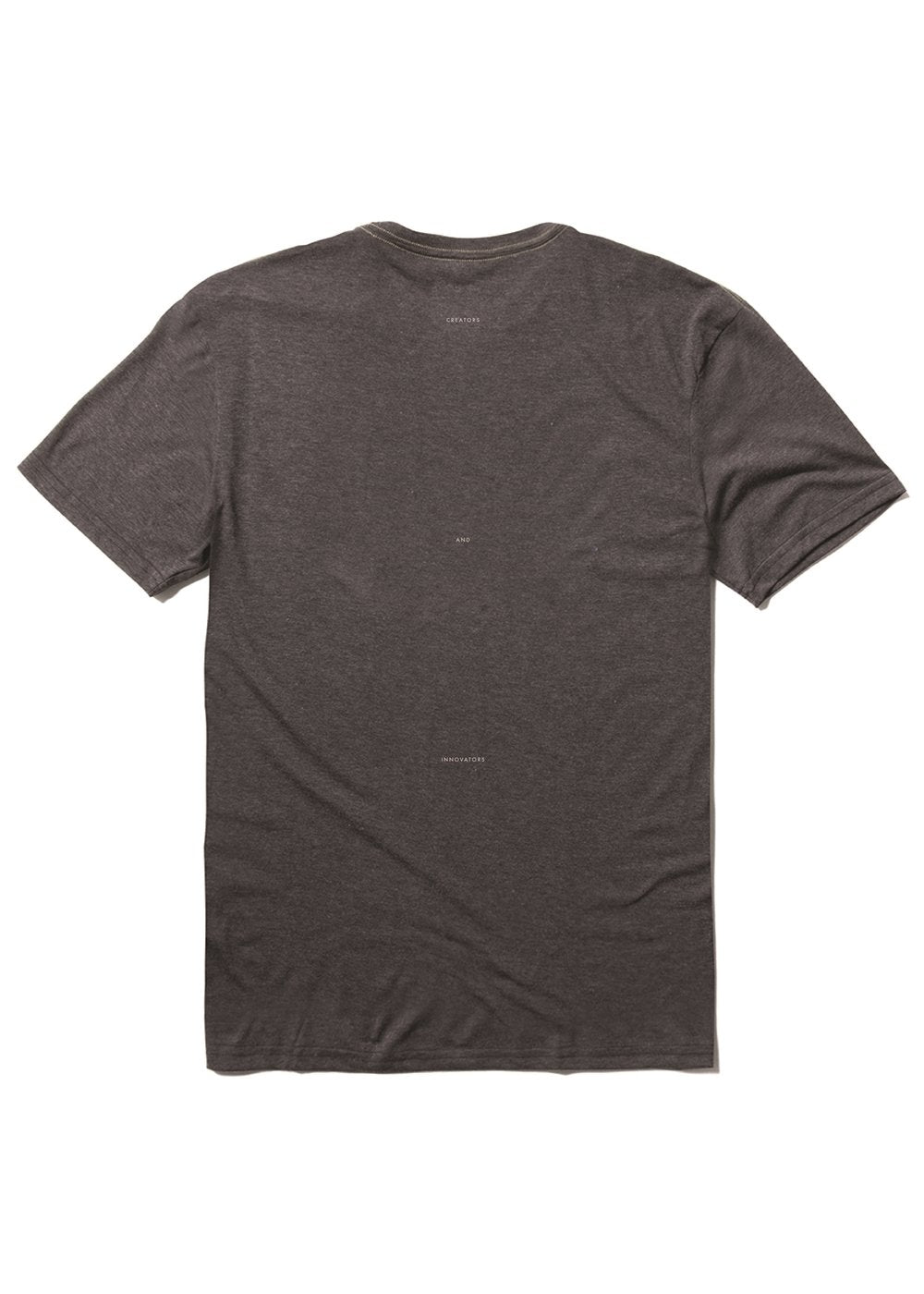 Vissla Toner Coast Comp Lite Eco Drirelease Tee in Black Heather, view 2