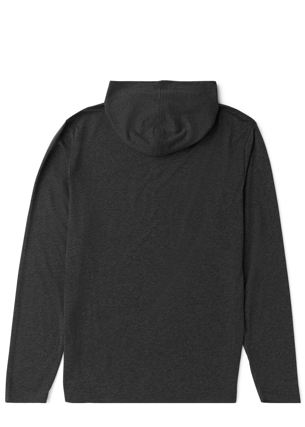 Vissla Comp Lite Eco Drirelease Longsleeve Hooded Tee in Black Heather, view 2
