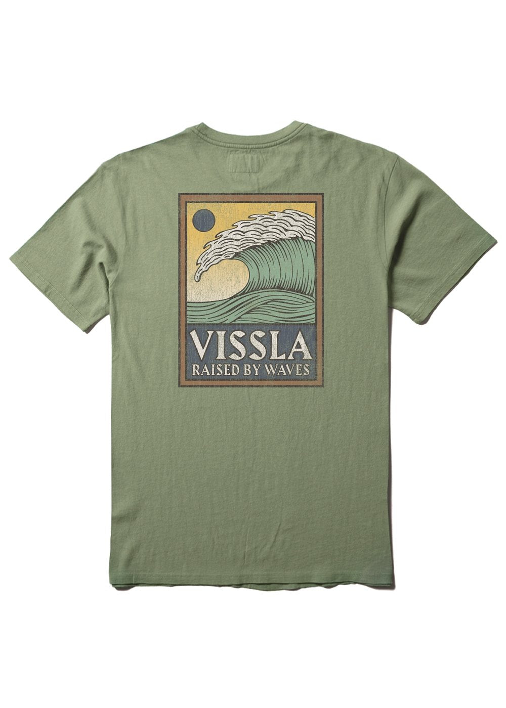 Vissla Peaky Tee in Sage